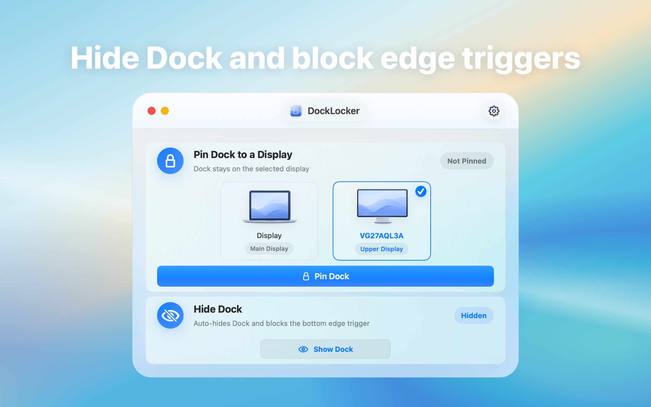 DockLocker screenshot 2